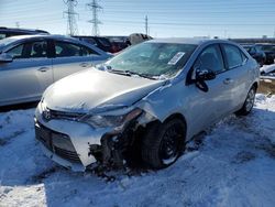 Toyota Corolla salvage cars for sale: 2016 Toyota Corolla L