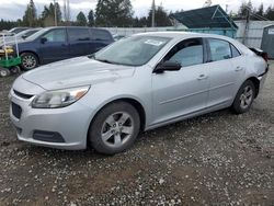 Chevrolet Malibu ls salvage cars for sale: 2015 Chevrolet Malibu LS