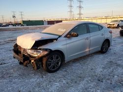 Salvage cars for sale at Elgin, IL auction: 2017 Hyundai Elantra SE