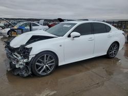 Salvage cars for sale at Grand Prairie, TX auction: 2016 Lexus GS 350 Base