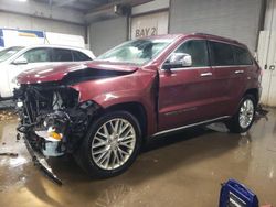 Jeep salvage cars for sale: 2018 Jeep Grand Cherokee Summit