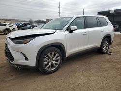 Salvage cars for sale at Colorado Springs, CO auction: 2024 Toyota Grand Highlander XLE