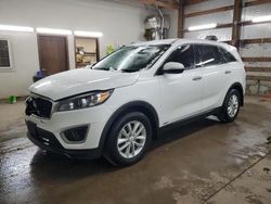 Salvage cars for sale at Pekin, IL auction: 2016 KIA Sorento LX