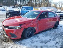 Salvage cars for sale at North Billerica, MA auction: 2024 Honda Civic Sport