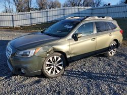 Subaru Outback 2.5i Limited salvage cars for sale: 2016 Subaru Outback 2.5I Limited