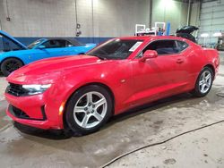 Salvage cars for sale at Woodhaven, MI auction: 2021 Chevrolet Camaro LS