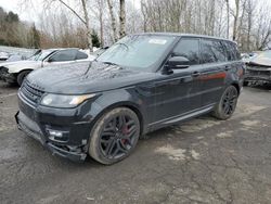 Salvage cars for sale at Portland, OR auction: 2015 Land Rover Range Rover Sport SC