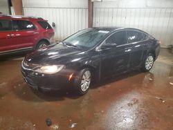 Salvage cars for sale at Lansing, MI auction: 2015 Chrysler 200 LX