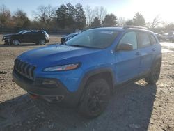 Jeep salvage cars for sale: 2017 Jeep Cherokee Trailhawk