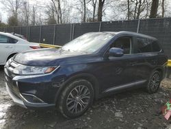 Salvage cars for sale at Waldorf, MD auction: 2018 Mitsubishi Outlander SE