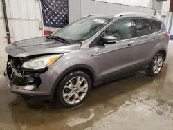 Salvage cars for sale at Avon, MN auction: 2014 Ford Escape Titanium