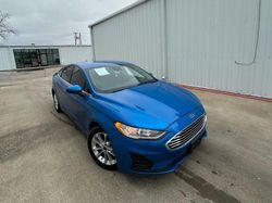 Salvage cars for sale at Grand Prairie, TX auction: 2019 Ford Fusion SE