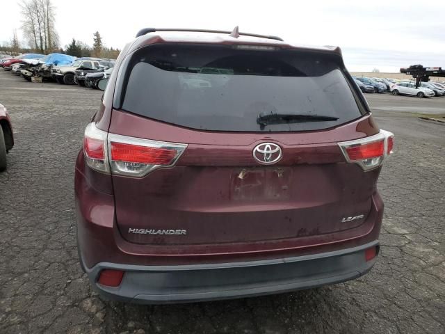 2016 Toyota Highlander LE