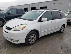 Salvage cars for sale at Jacksonville, FL auction: 2004 Toyota Sienna XLE