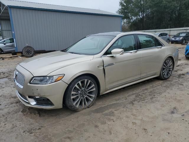 2017 Lincoln Continental Select