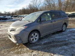 Salvage cars for sale at Ellwood City, PA auction: 2020 Toyota Sienna LE