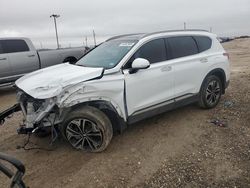 Salvage cars for sale at Temple, TX auction: 2020 Hyundai Santa FE Limited