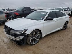 Vehiculos salvage en venta de Copart Houston, TX: 2022 Honda Accord Sport