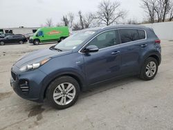 Salvage cars for sale at Bridgeton, MO auction: 2018 KIA Sportage LX