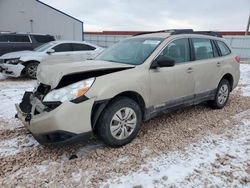 Salvage cars for sale at Rapid City, SD auction: 2010 Subaru Outback 2.5I