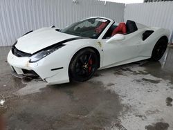 Salvage cars for sale at West Palm Beach, FL auction: 2017 Ferrari 488 Spider