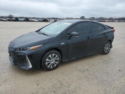 Salvage cars for sale at San Antonio, TX auction: 2021 Toyota Prius Prime LE