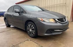 Copart GO Cars for sale at auction: 2013 Honda Civic LX