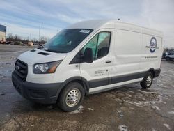 Salvage trucks for sale at Woodhaven, MI auction: 2020 Ford Transit T-250