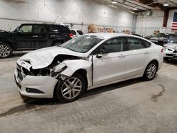 Salvage cars for sale at Milwaukee, WI auction: 2015 Ford Fusion SE