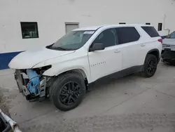 Salvage cars for sale at auction: 2021 Chevrolet Traverse LS