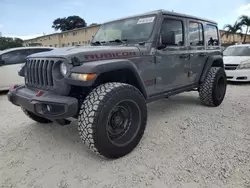 Salvage cars for sale at Opa Locka, FL auction: 2019 Jeep Wrangler Unlimited Rubicon