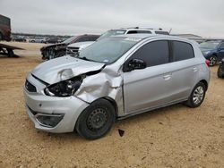 Salvage cars for sale at San Antonio, TX auction: 2018 Mitsubishi Mirage ES