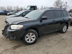 Salvage cars for sale at Baltimore, MD auction: 2010 Toyota Highlander SE