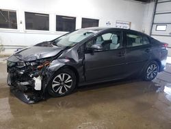 Salvage cars for sale at Blaine, MN auction: 2017 Toyota Prius Prime