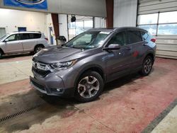 Salvage cars for sale from Copart Angola, NY: 2018 Honda CR-V EXL