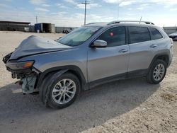 Salvage cars for sale at Andrews, TX auction: 2019 Jeep Cherokee Latitude