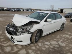 Salvage cars for sale at Kansas City, KS auction: 2015 Honda Accord LX