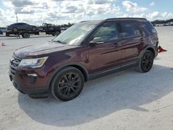 Salvage cars for sale at Arcadia, FL auction: 2018 Ford Explorer XLT