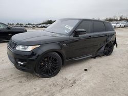 Salvage cars for sale at Houston, TX auction: 2017 Land Rover Range Rover Sport HSE