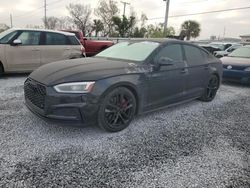 Salvage cars for sale at Riverview, FL auction: 2018 Audi A5 Premium Plus S-Line