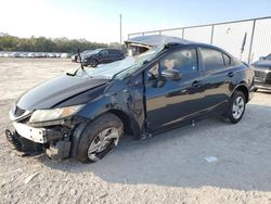 Salvage cars for sale at Apopka, FL auction: 2014 Honda Civic LX