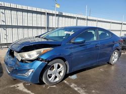 Salvage cars for sale at Littleton, CO auction: 2016 Hyundai Elantra SE