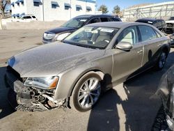 Salvage cars for sale at Albuquerque, NM auction: 2012 Audi A8 L Quattro