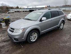 Salvage cars for sale at Columbia Station, OH auction: 2018 Dodge Journey SXT