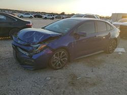 Salvage cars for sale at San Antonio, TX auction: 2020 Toyota Corolla SE