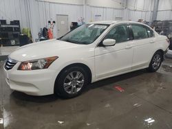 Salvage cars for sale at auction: 2012 Honda Accord SE