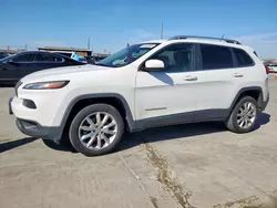 2016 Jeep Cherokee Limited en venta en Grand Prairie, TX