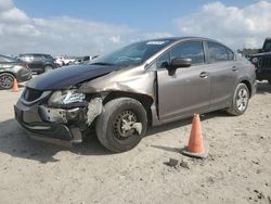 Salvage cars for sale from Copart Houston, TX: 2014 Honda Civic LX