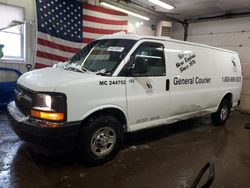 Salvage trucks for sale at Lyman, ME auction: 2017 Chevrolet Express G2500