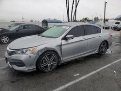 Salvage cars for sale at Van Nuys, CA auction: 2017 Honda Accord Sport